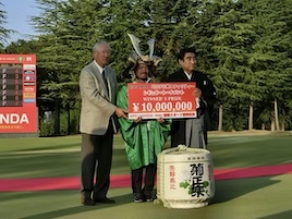 比嘉一貴がチャリティ大会V　池村寛世、竹内優騎が2位、新ホストの稲森佑貴は7位